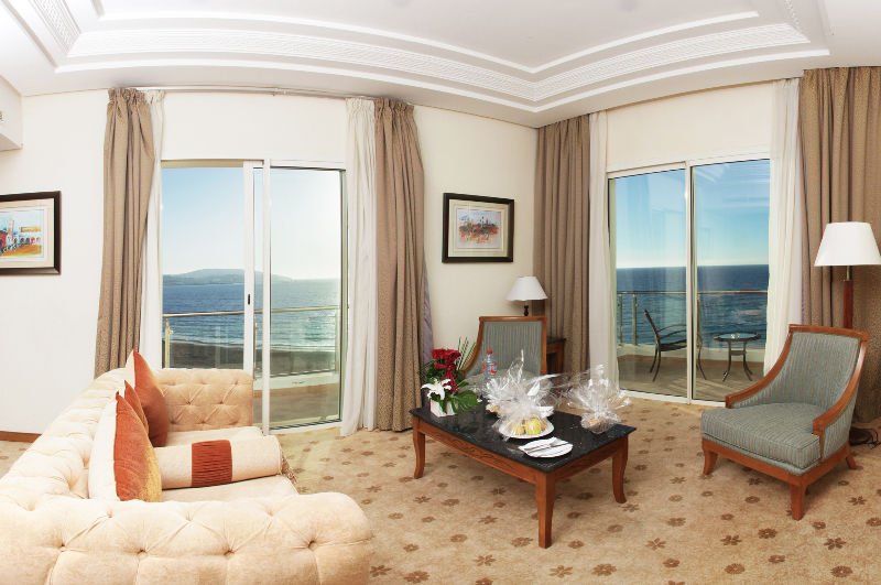 Grand Mogador Sea View & Spa Tangier Exterior photo A room at the hotel