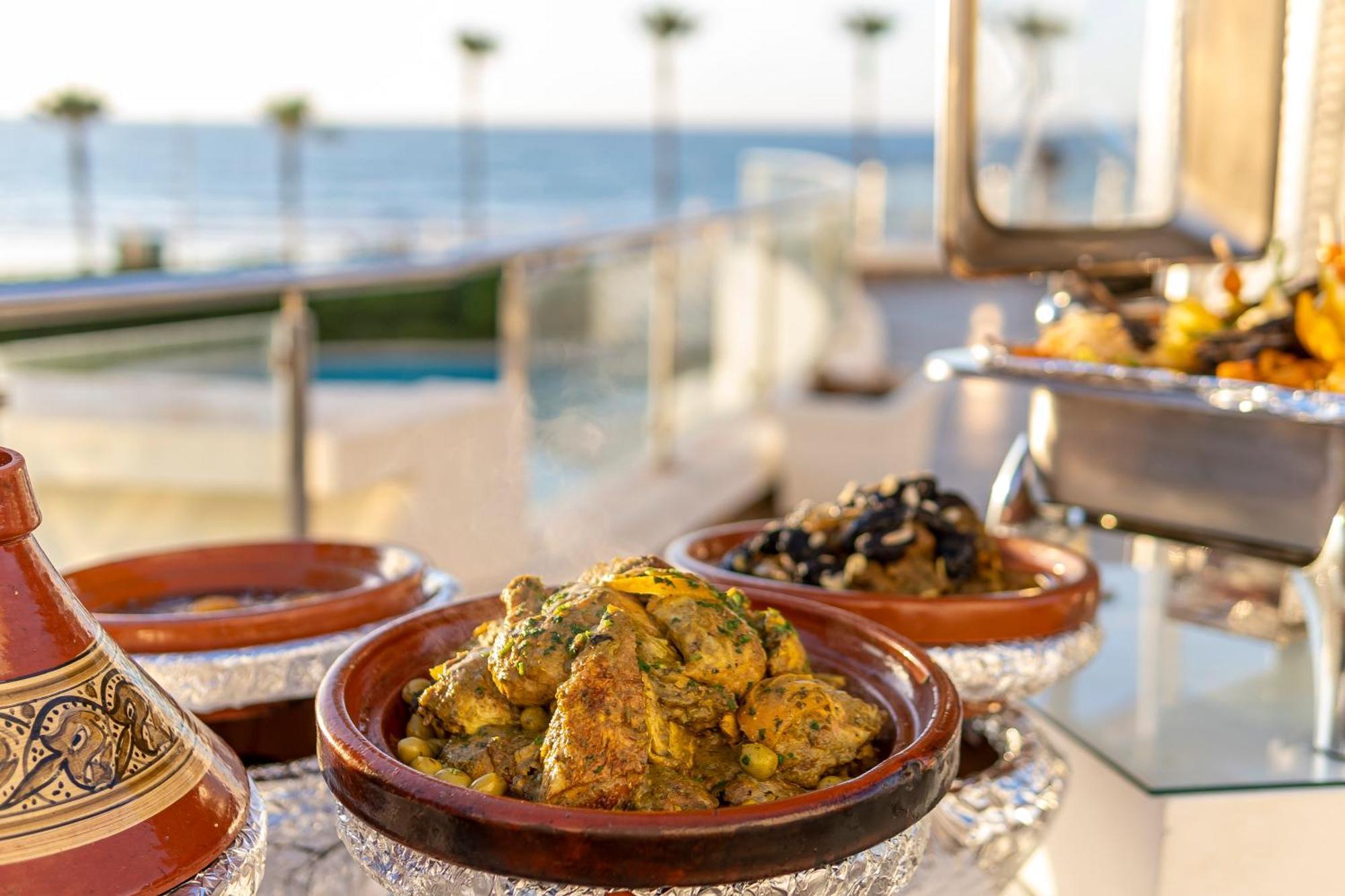 Grand Mogador Sea View & Spa Tangier Exterior photo A selection of Moroccan cuisine