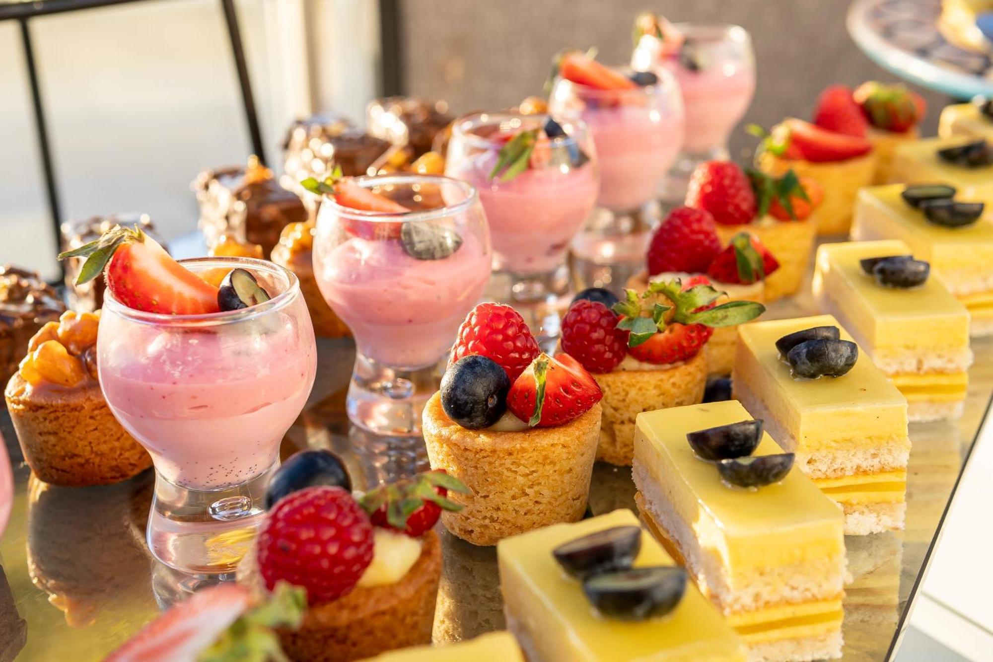 Grand Mogador Sea View & Spa Tangier Exterior photo A selection of desserts