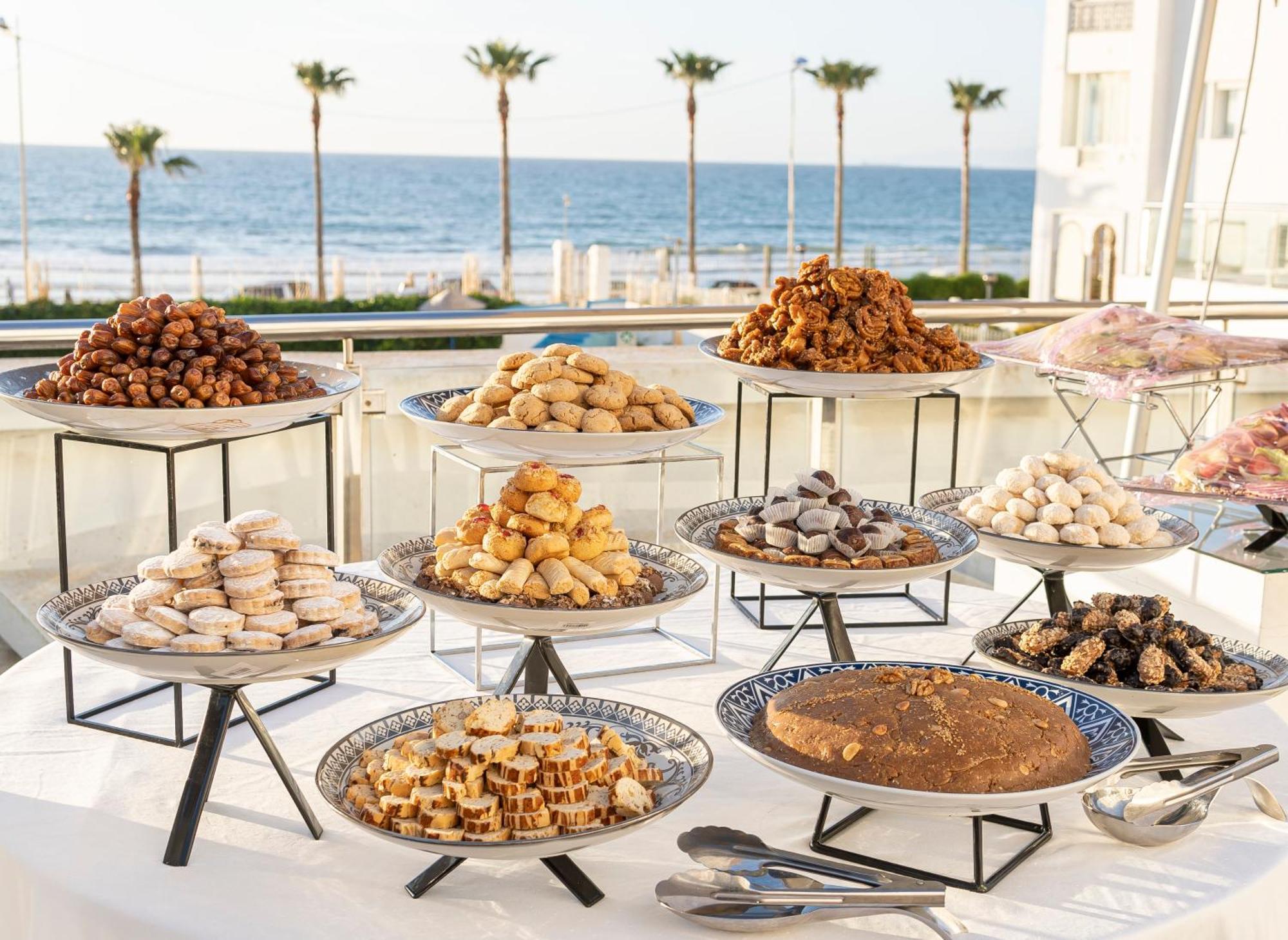 Grand Mogador Sea View & Spa Tangier Exterior photo A selection of Greek pastries