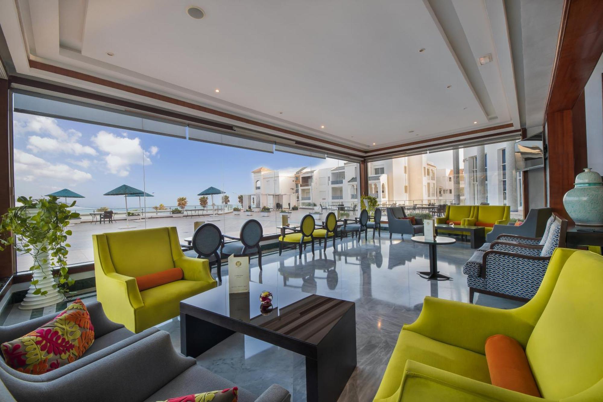 Grand Mogador Sea View & Spa Tangier Exterior photo The lounge at the hotel