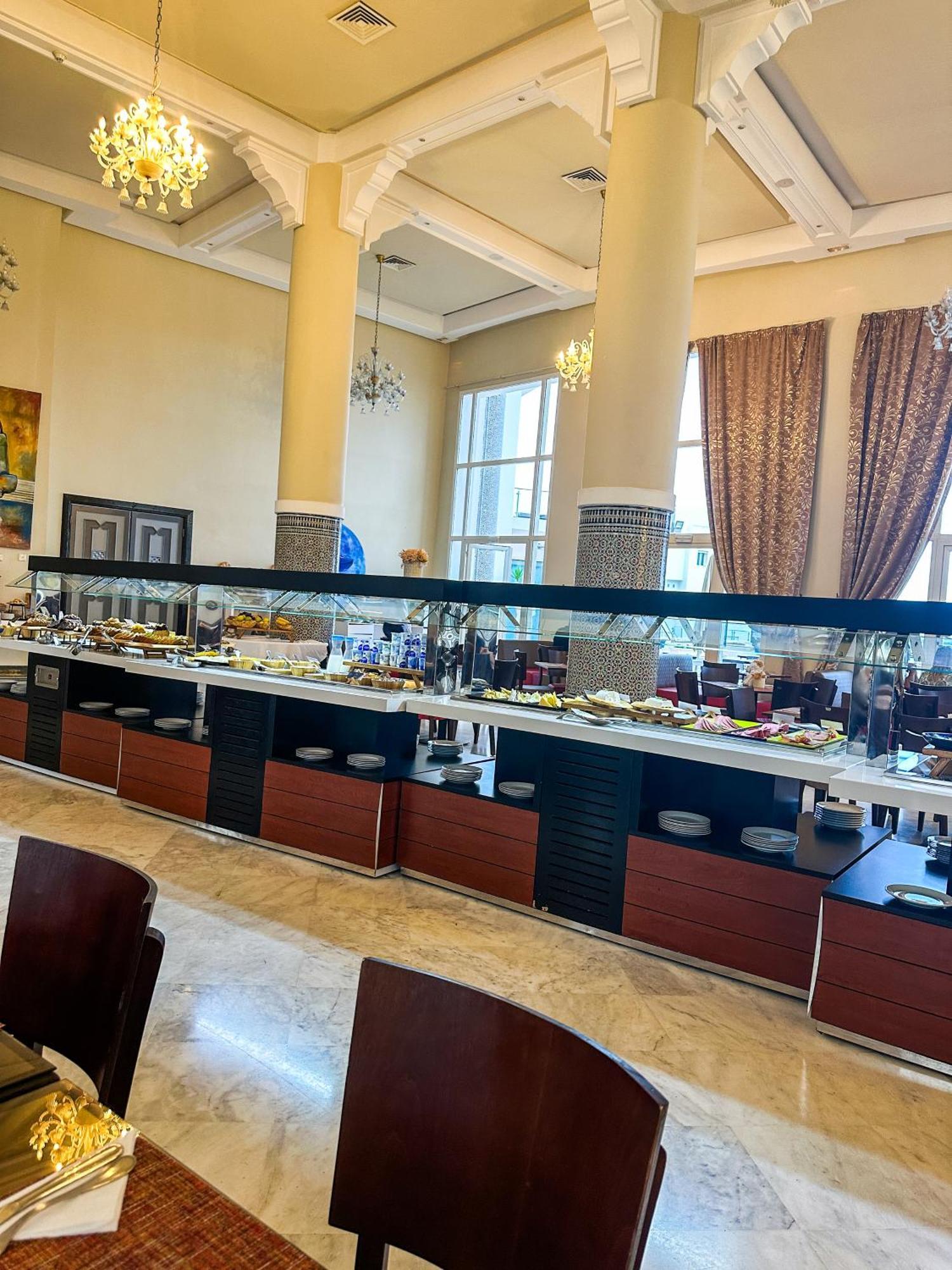 Grand Mogador Sea View & Spa Tangier Exterior photo A buffet at a restaurant