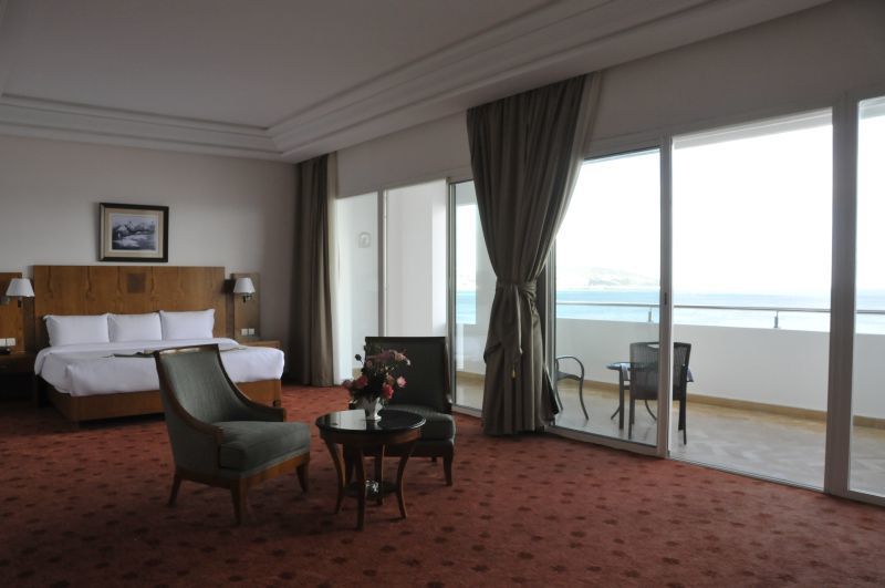 Grand Mogador Sea View & Spa Tangier Exterior photo A room at the hotel