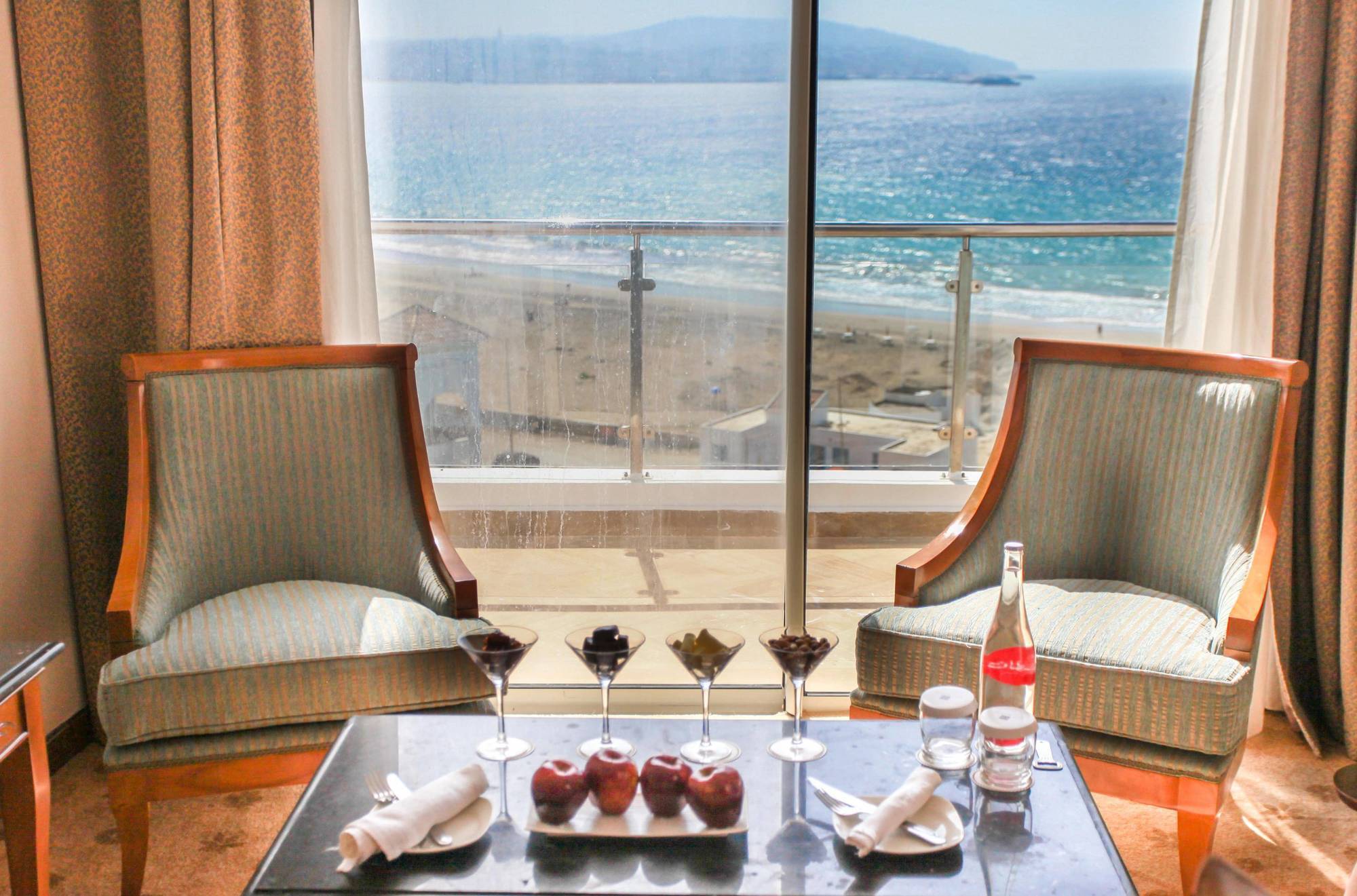 Grand Mogador Sea View & Spa Tangier Exterior photo A view of the Dead Sea from the Dead Sea Spa Magdiel